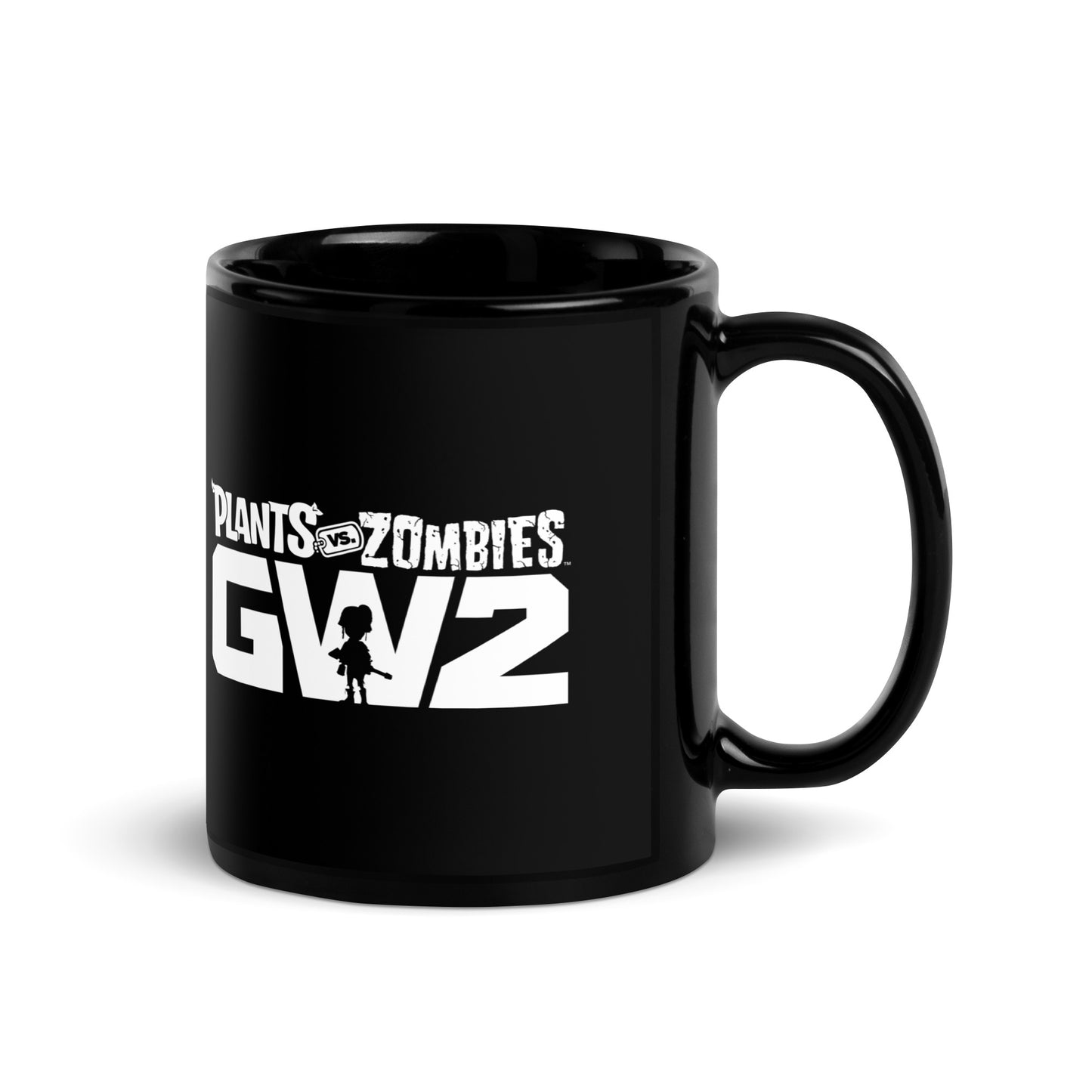 Plants VS Zombies - Black Glossy Mug