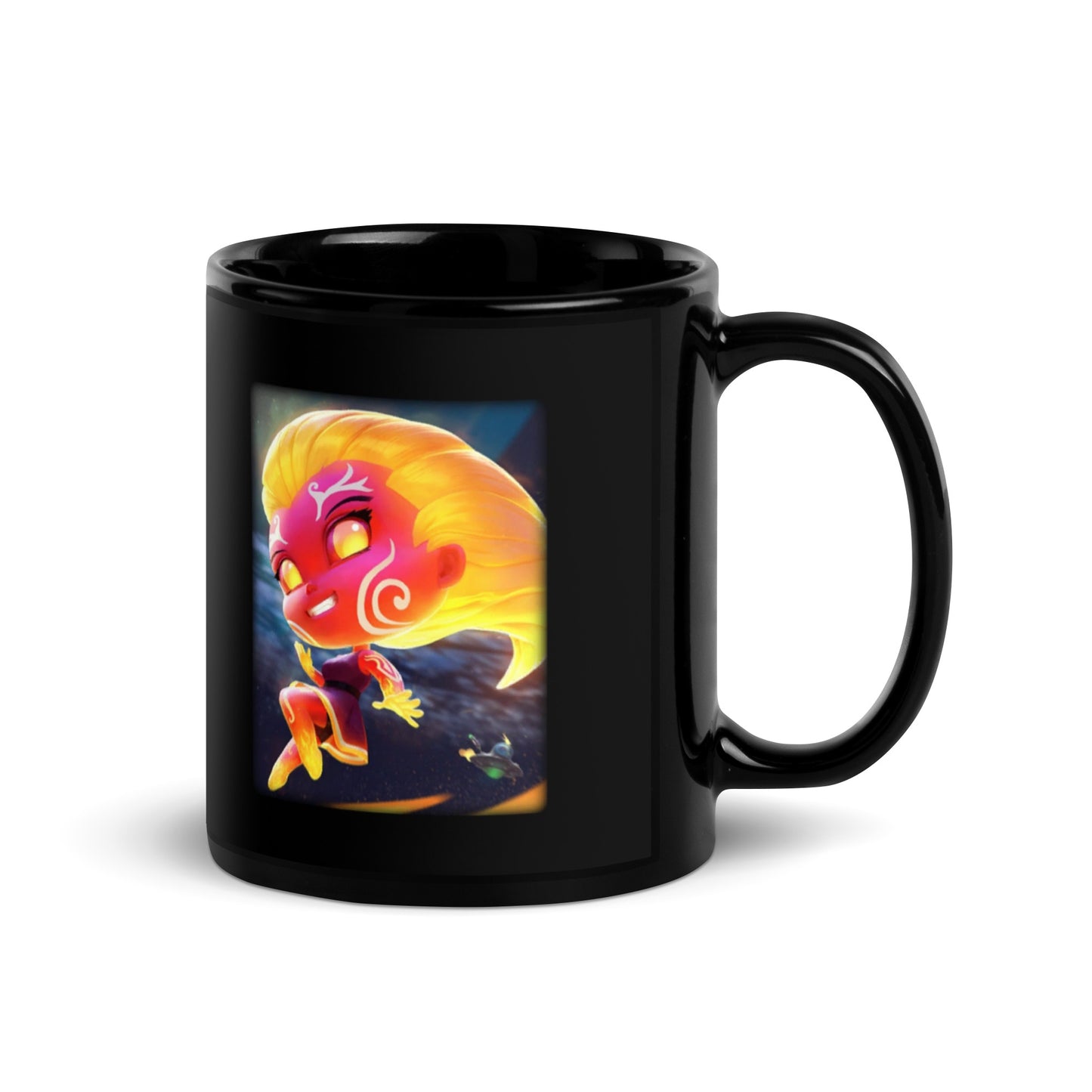 Smite - Sol - Black Glossy Mug