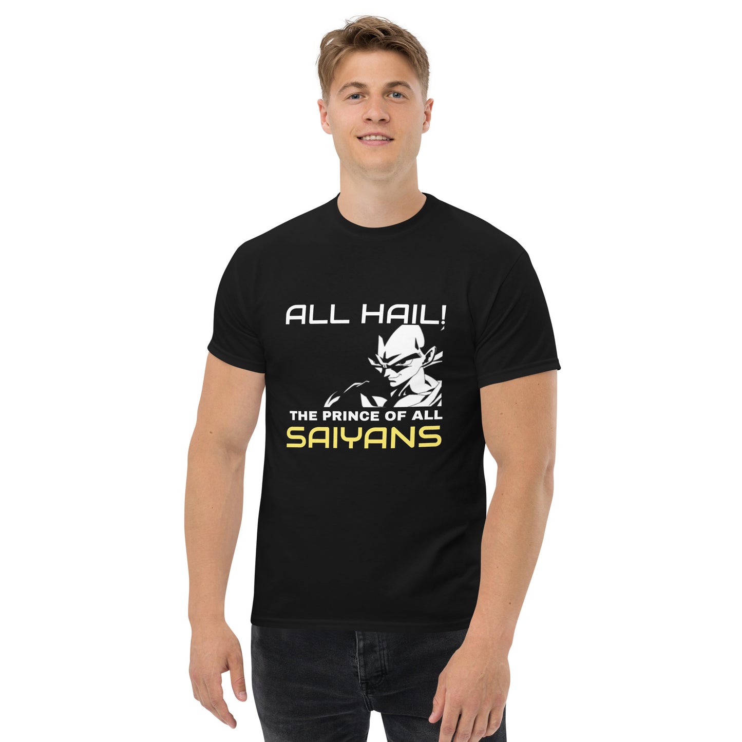 ALL HAIL PRINCE OF ALL SAIYANS VEGETA - DRAGON BALL - Unisex classic tee