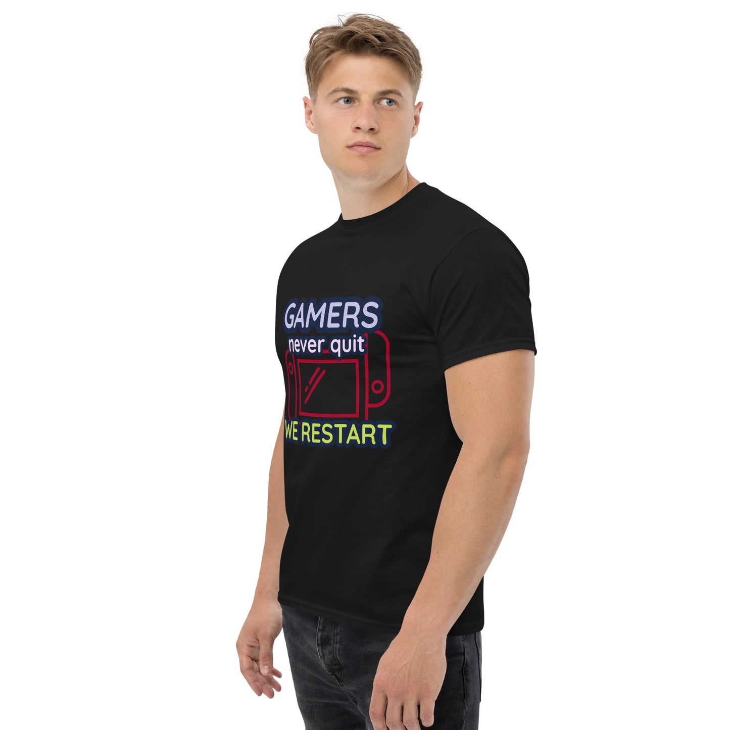 Gamers never quit - Unisex classic tee