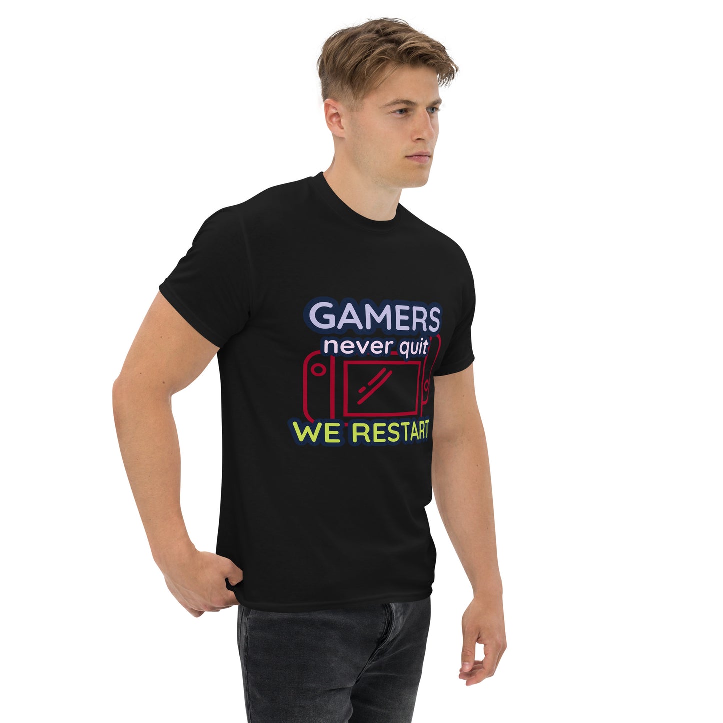 Gamers never quit - Unisex classic tee