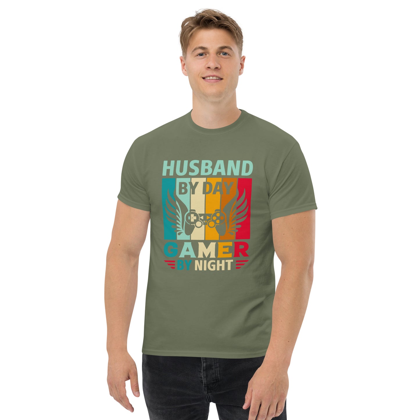 HUSBAND BY DAY GAMER BY NIGHT - Unisex classic tee