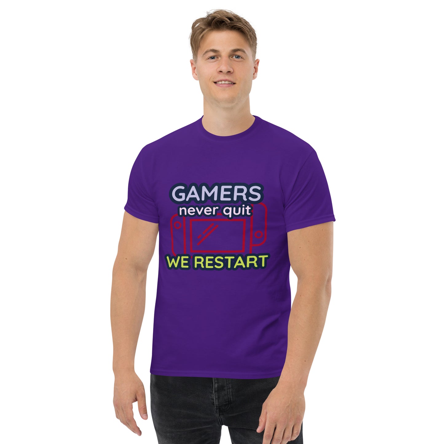 Gamers never quit - Unisex classic tee