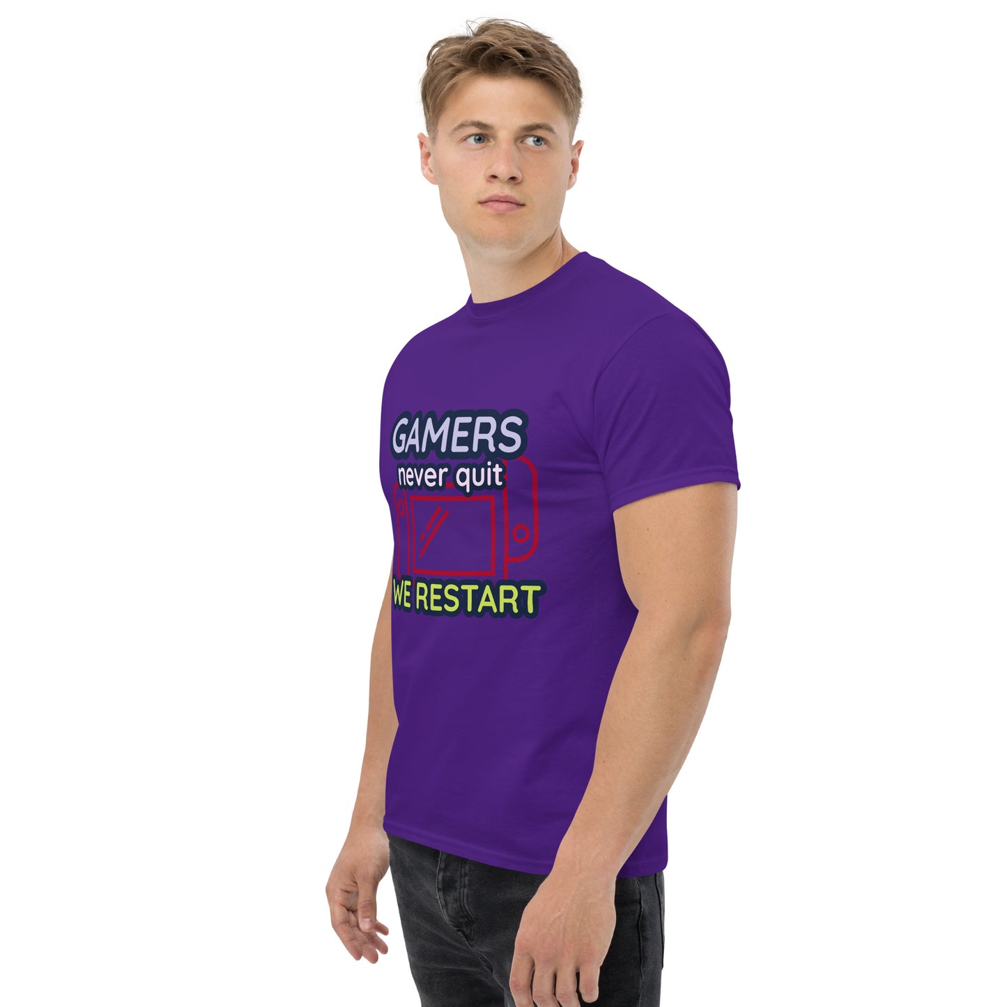 Gamers never quit - Unisex classic tee