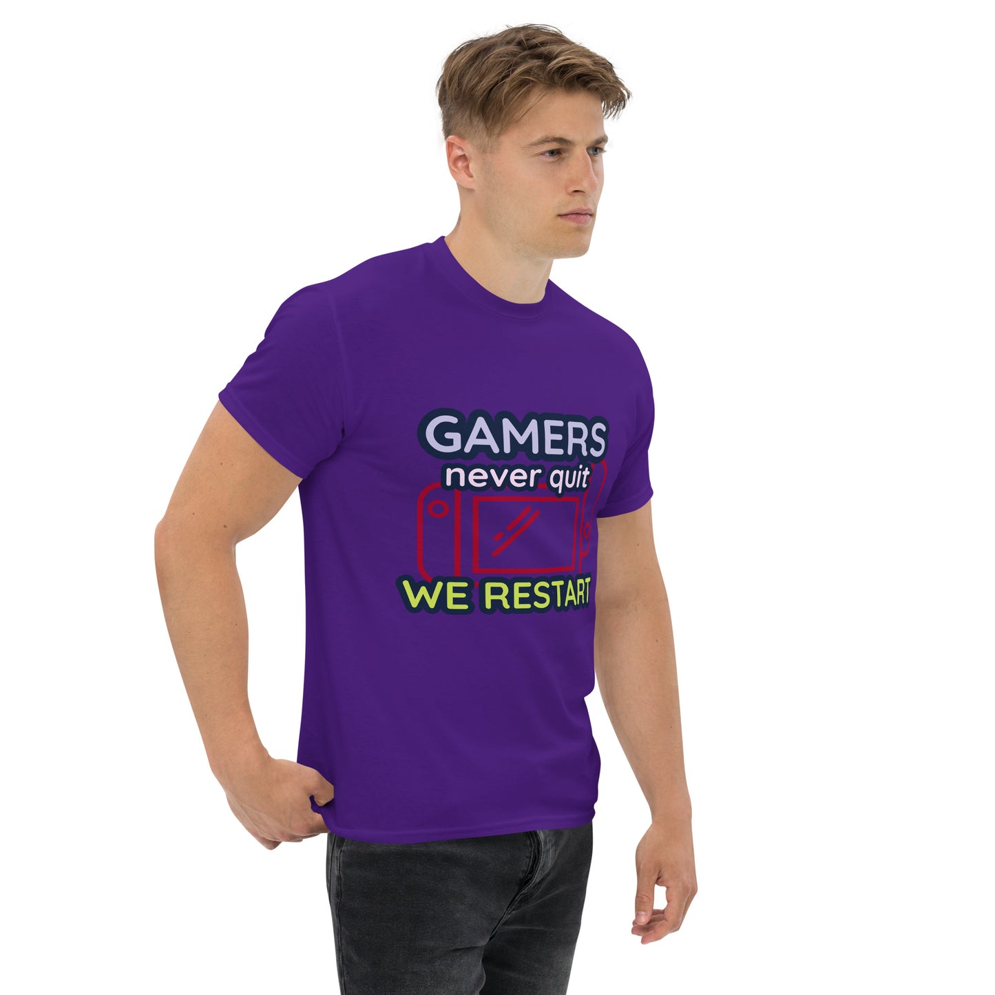 Gamers never quit - Unisex classic tee