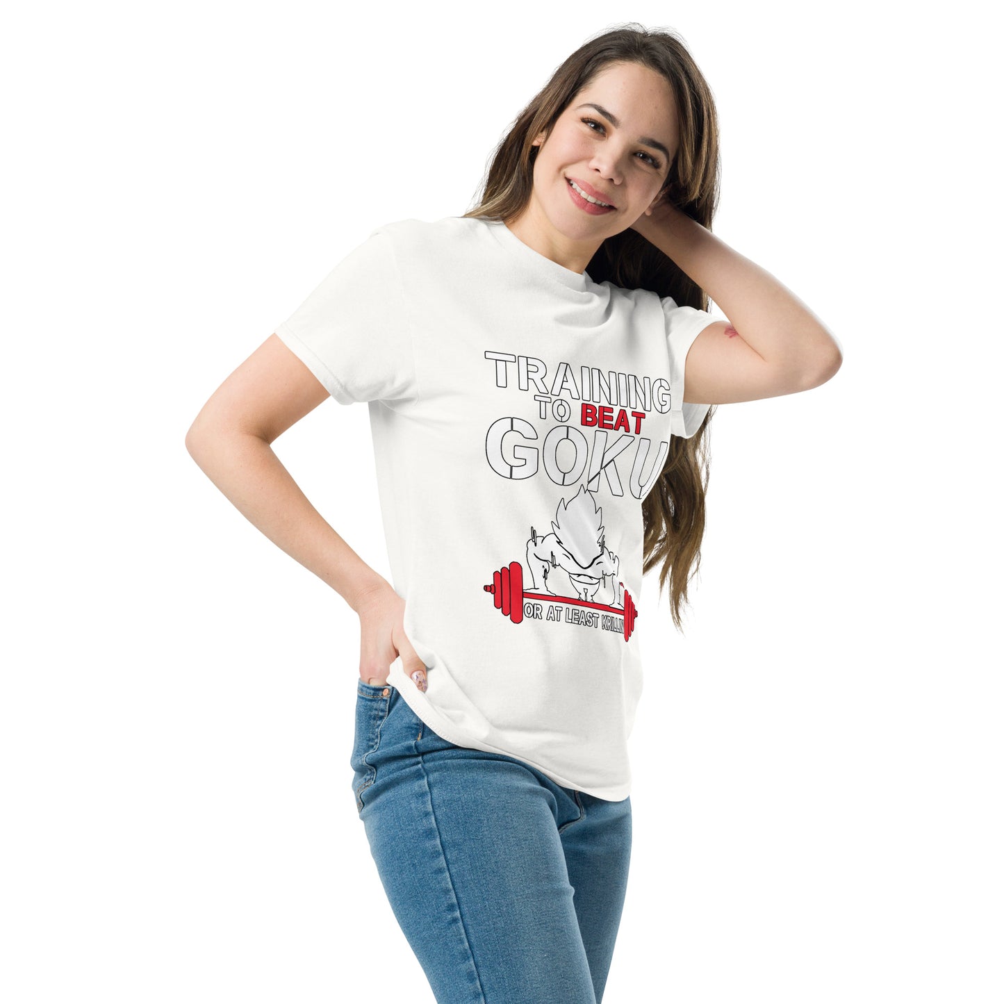 Training to beat goku - Unisex classic tee