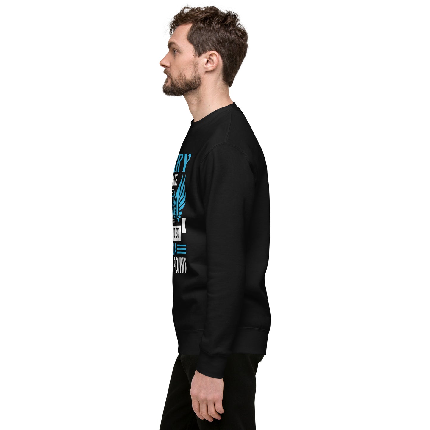 SORRY I AM LATE - Unisex Premium Sweatshirt