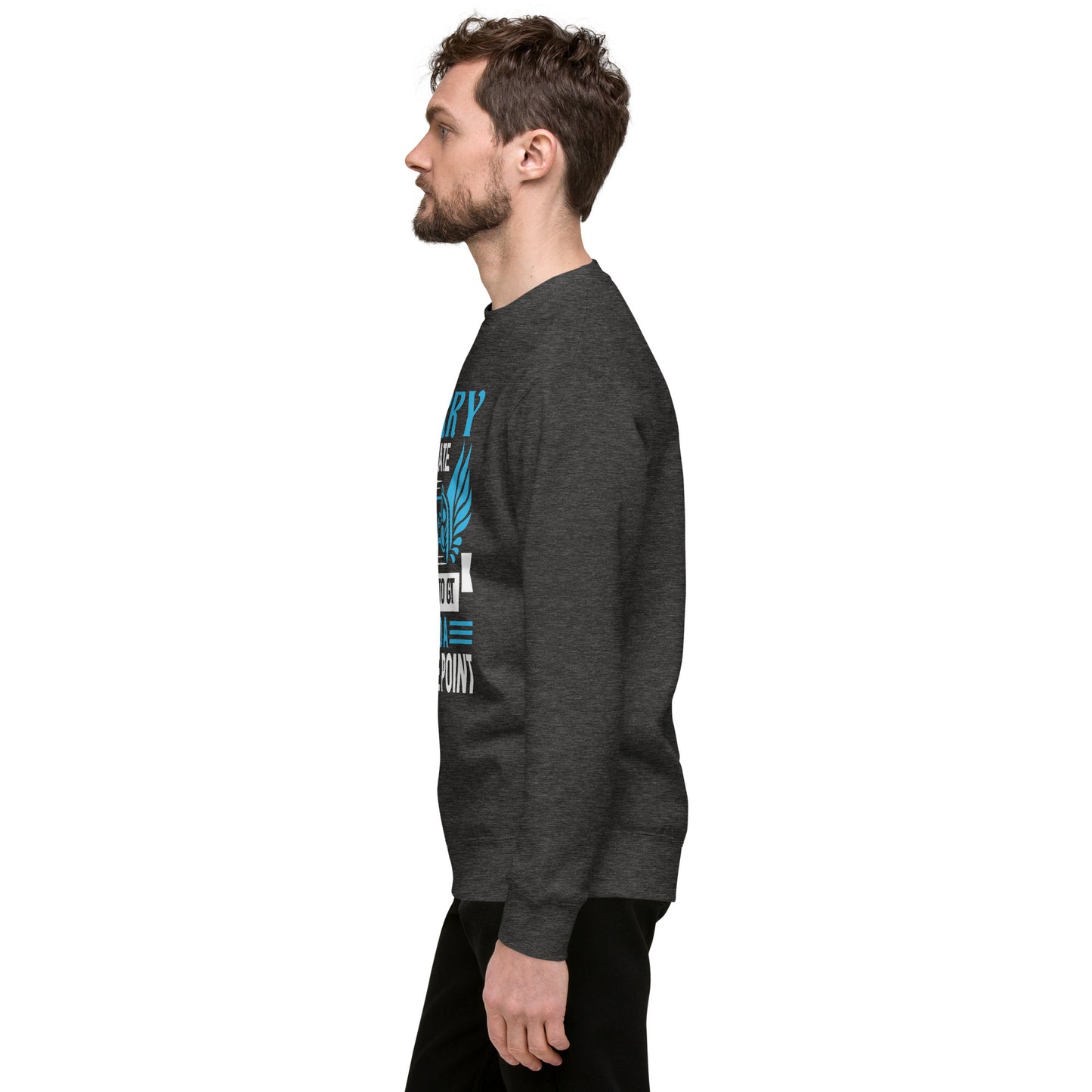 SORRY I AM LATE - Unisex Premium Sweatshirt