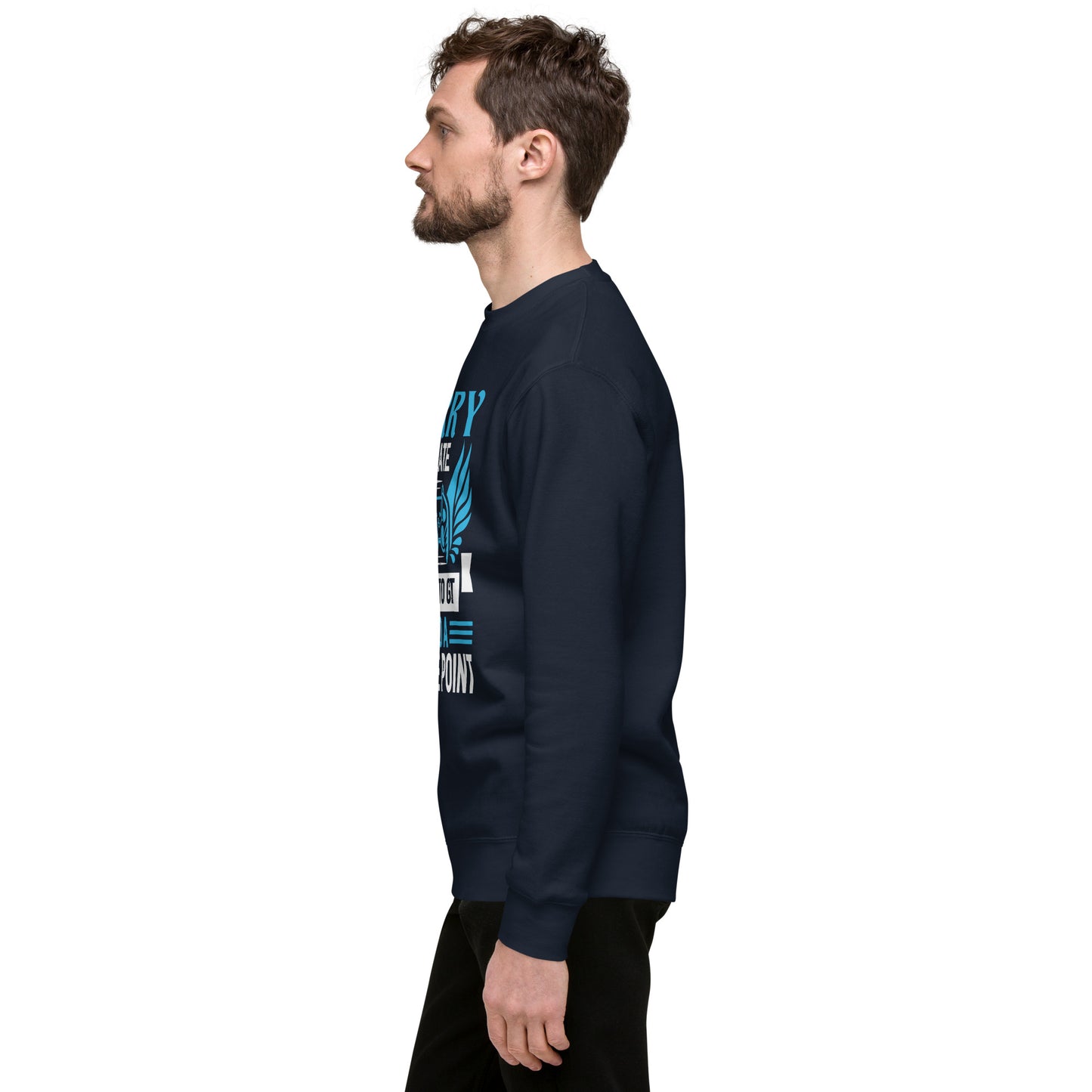 SORRY I AM LATE - Unisex Premium Sweatshirt