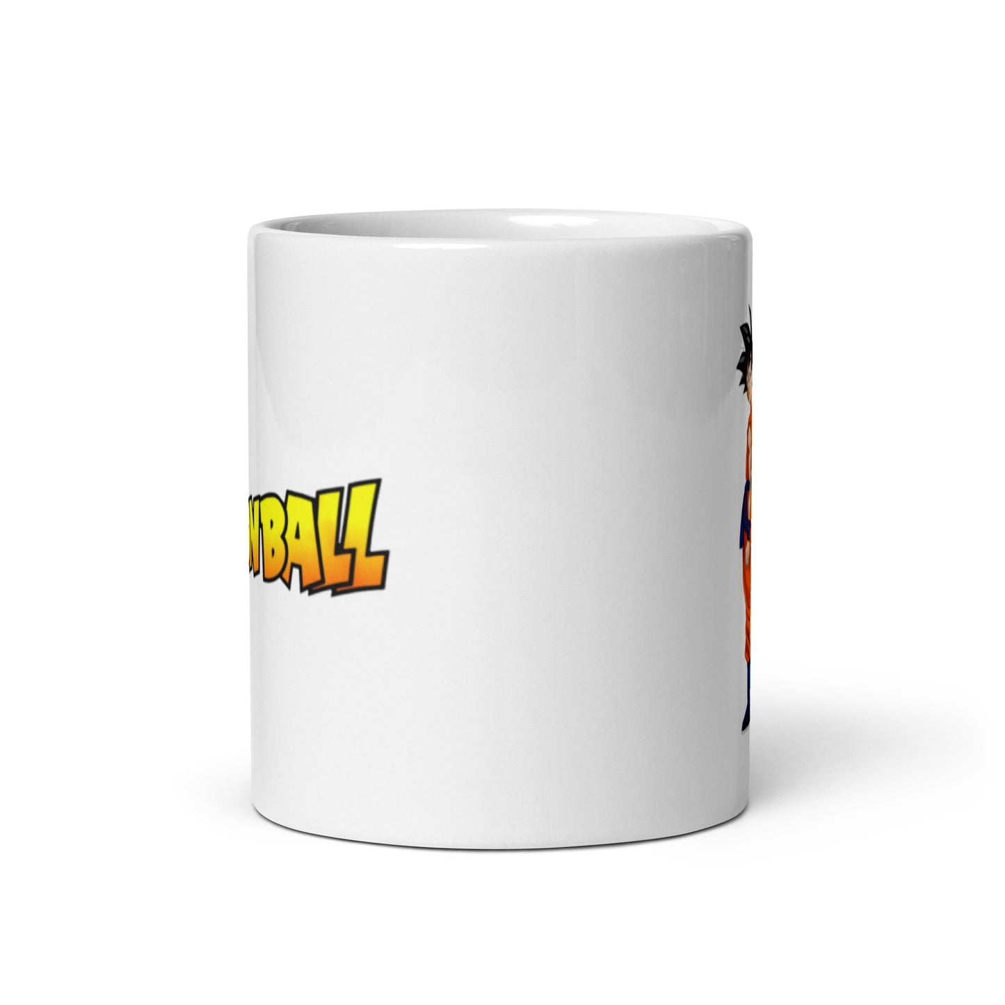 Goku and Vegeta - Dragon Ball - White glossy mug
