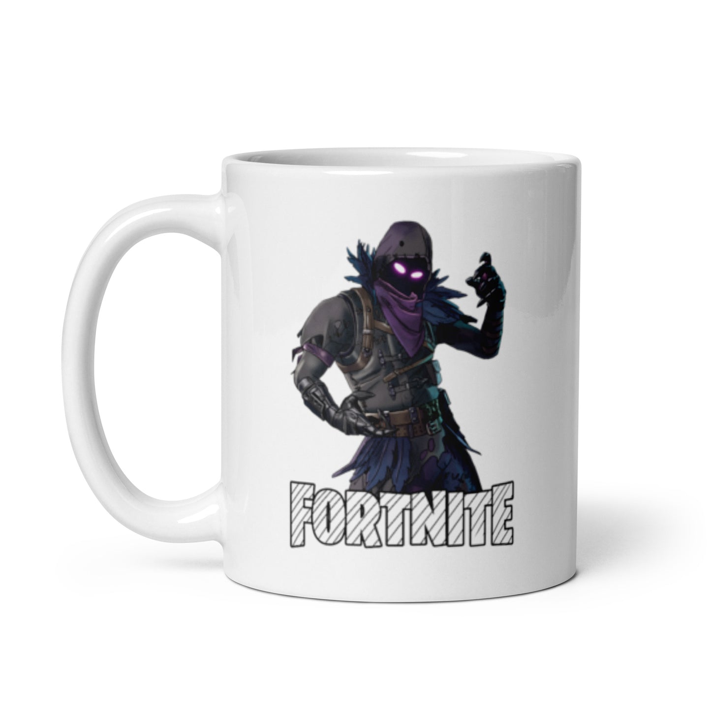 Fortnite - Raven - White glossy mug