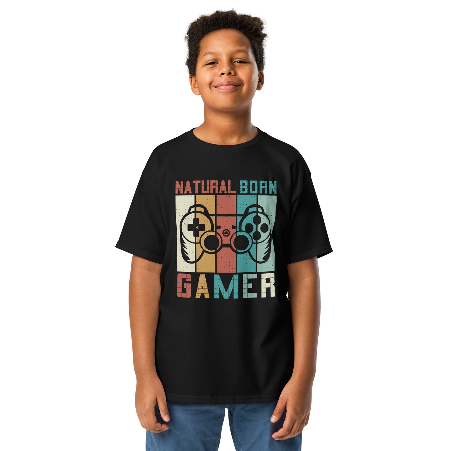 NATURAL BORN GAMER - Youth classic tee
