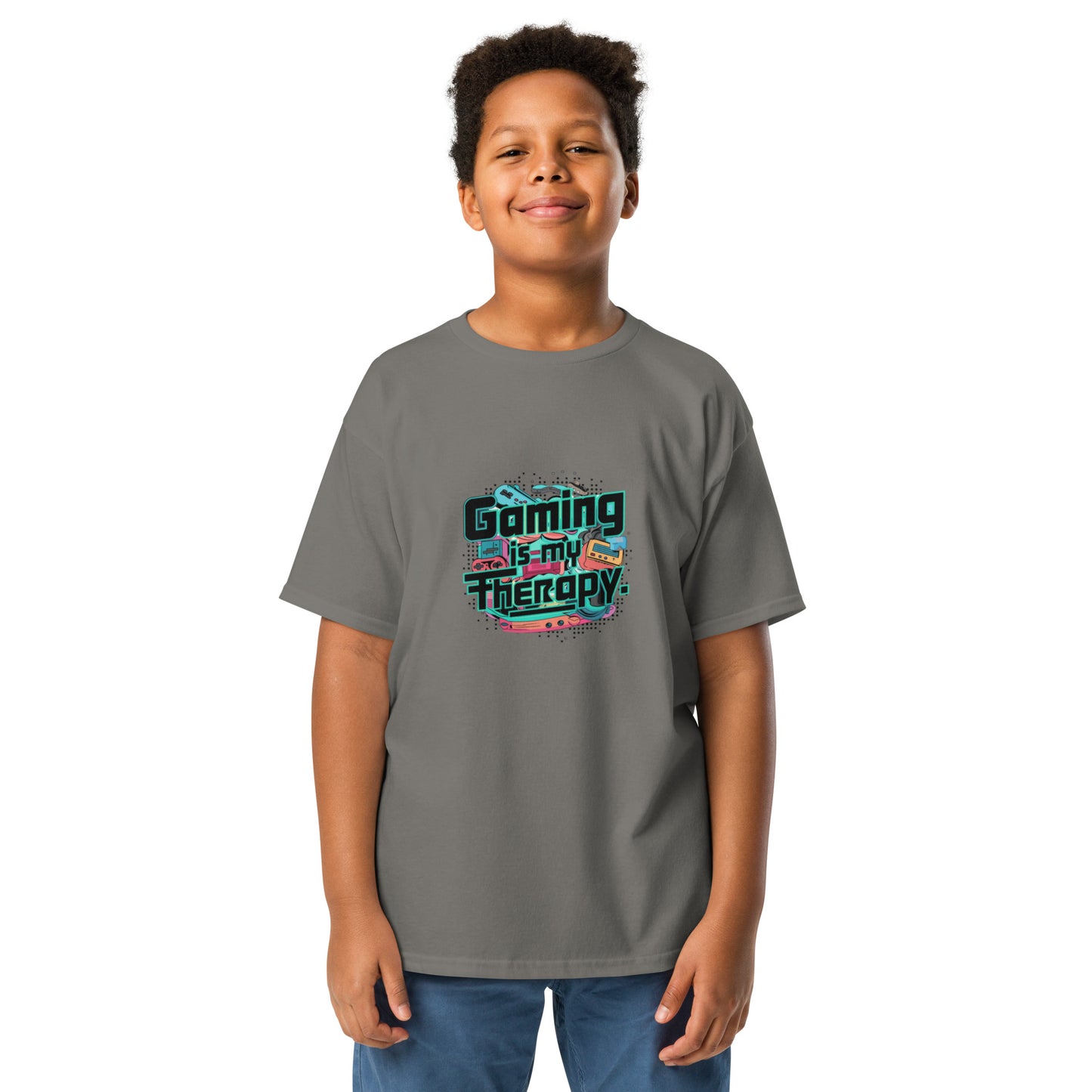 GAMING IS MY THERAPY - Youth classic tee