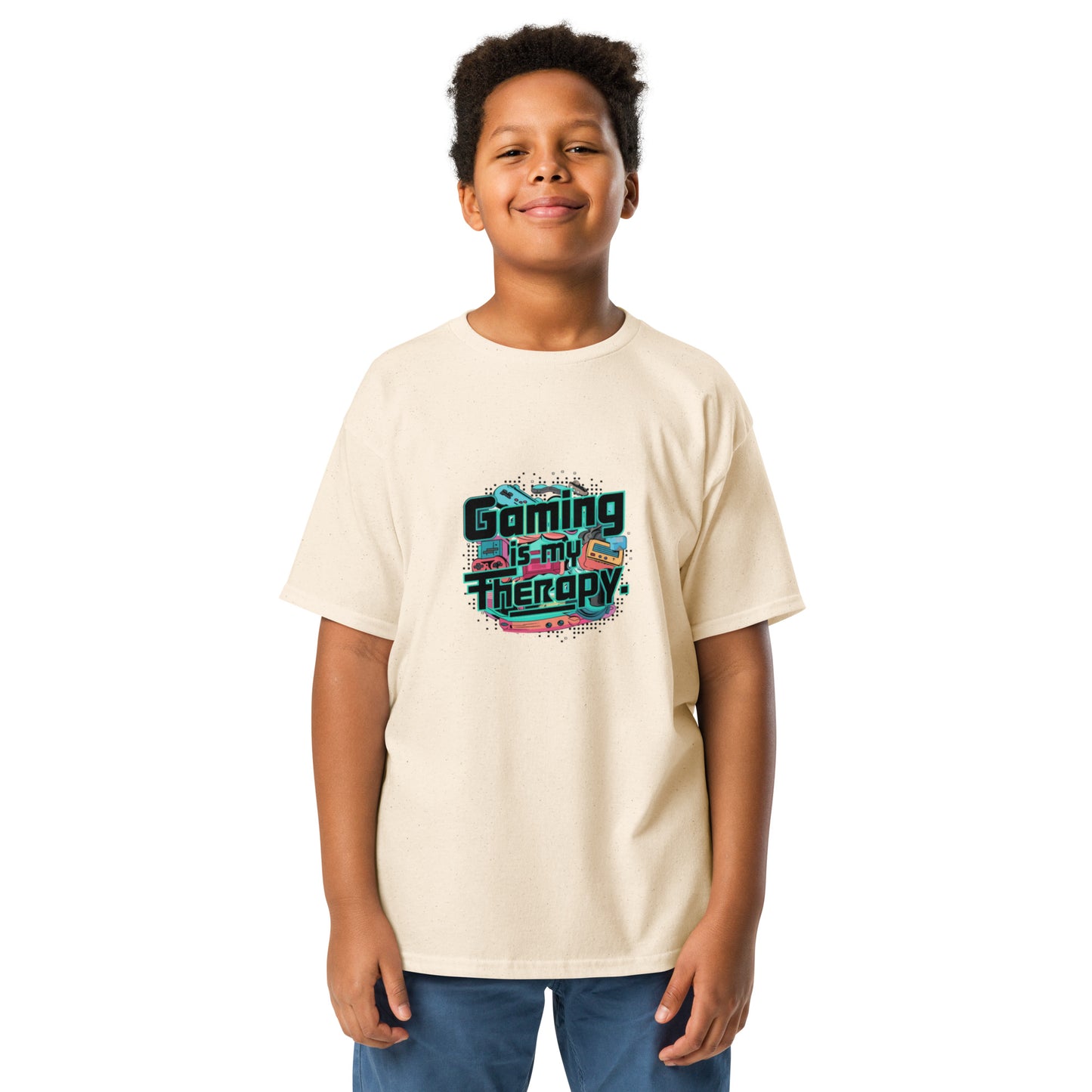 GAMING IS MY THERAPY - Youth classic tee