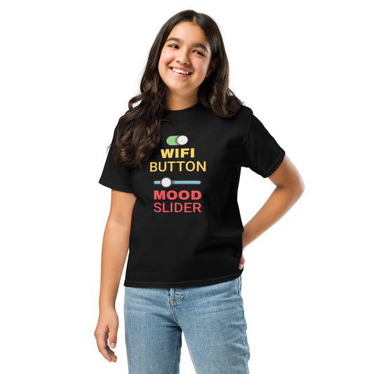 WIFI BUTTON - MOOD SLIDER - Youth classic tee